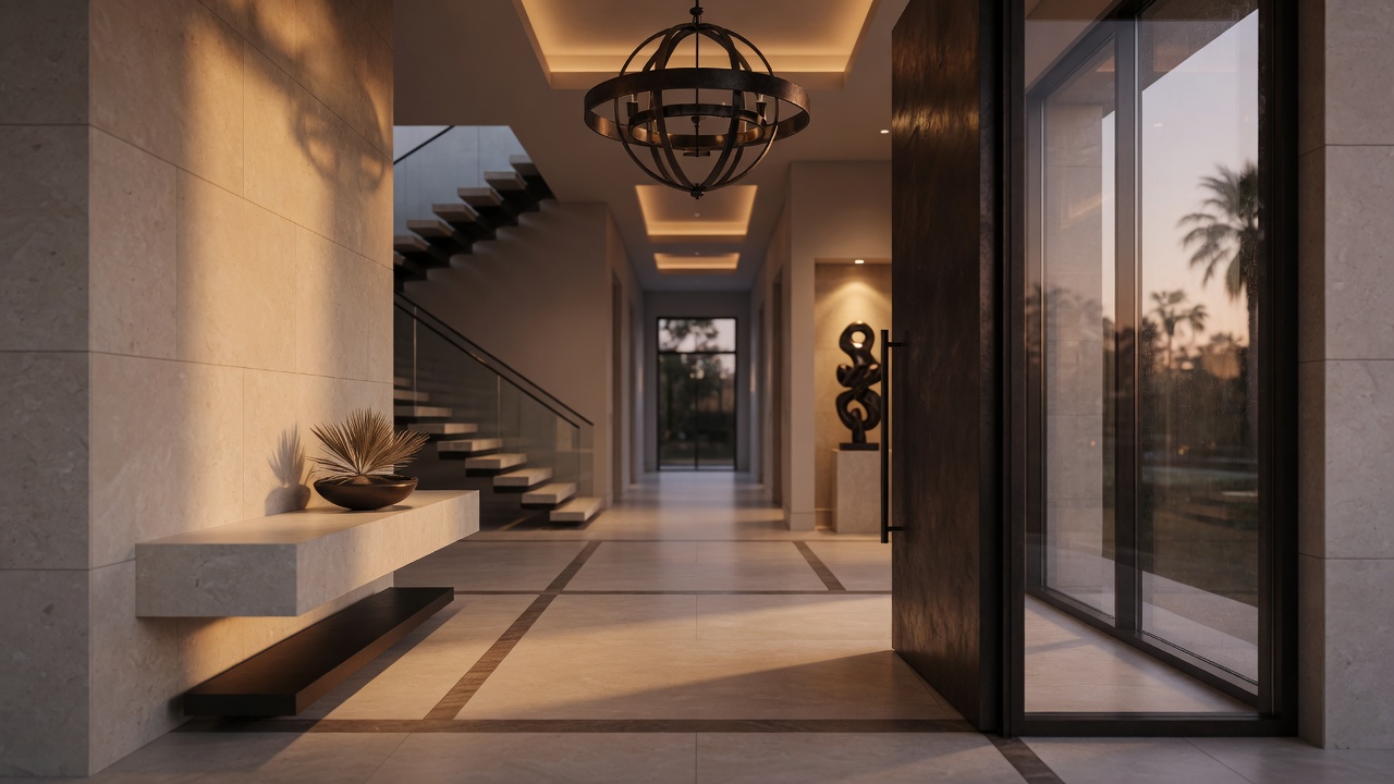 Luxury estate foyer